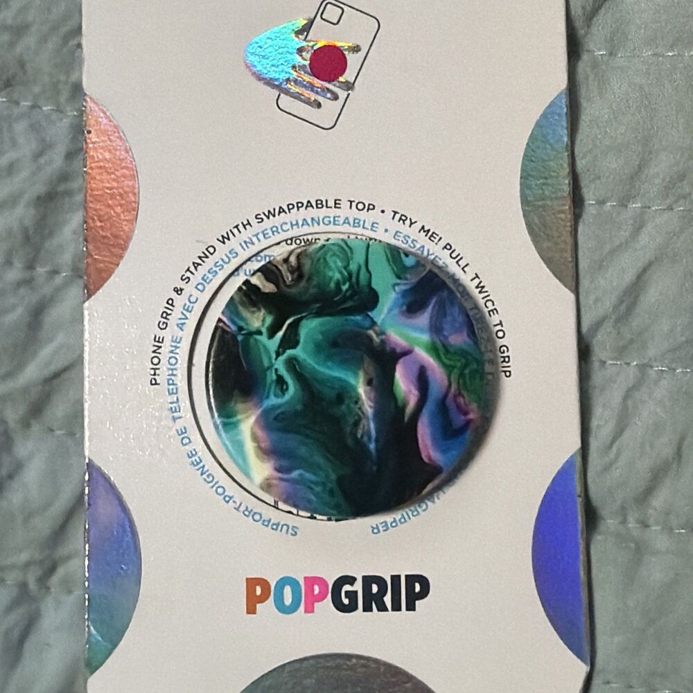 PopSockets PopGrip Oil Agate NEW-S